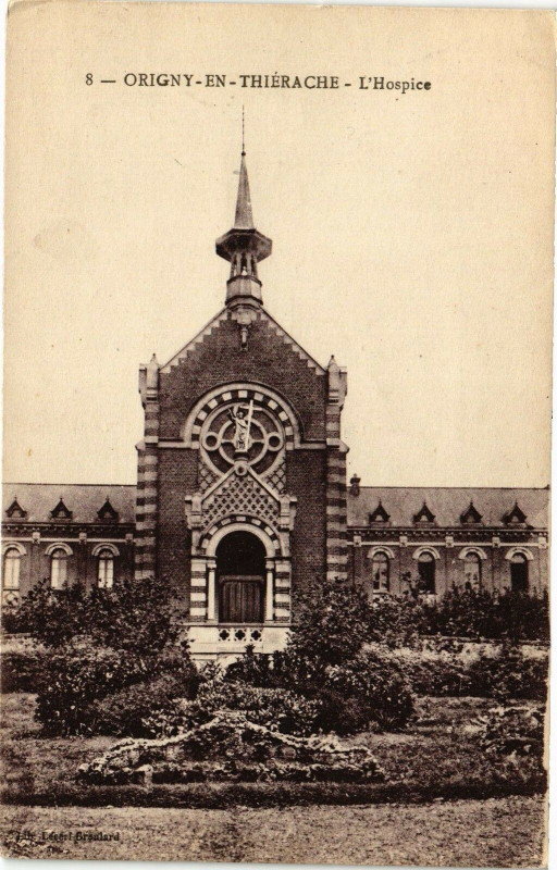 Carte postale ancienne Origny-en-Thierache L'Hospice à Origny-en-Thiérache