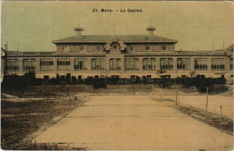 Carte postale ancienne Mers-les-Bains Le Casino à Mers-les-Bains