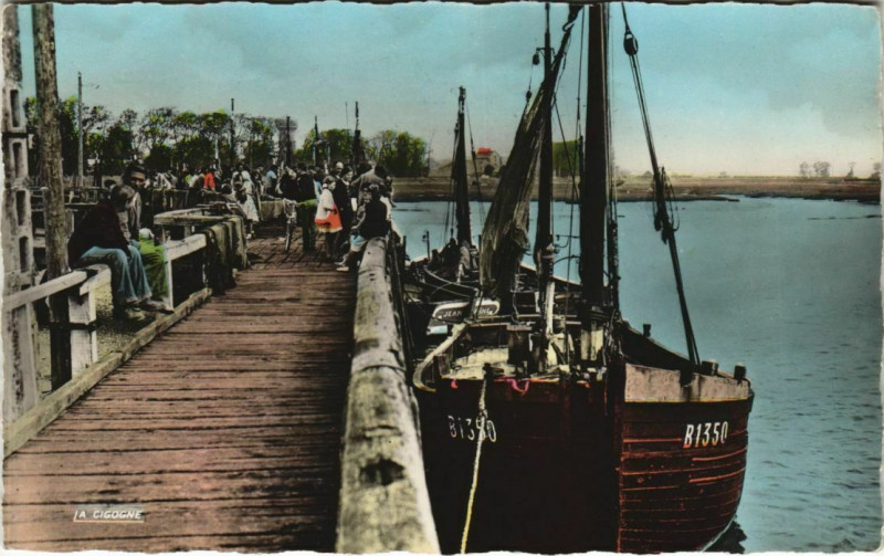 Carte postale ancienne Le Crotoy La Baie de la Somme au Crotoy