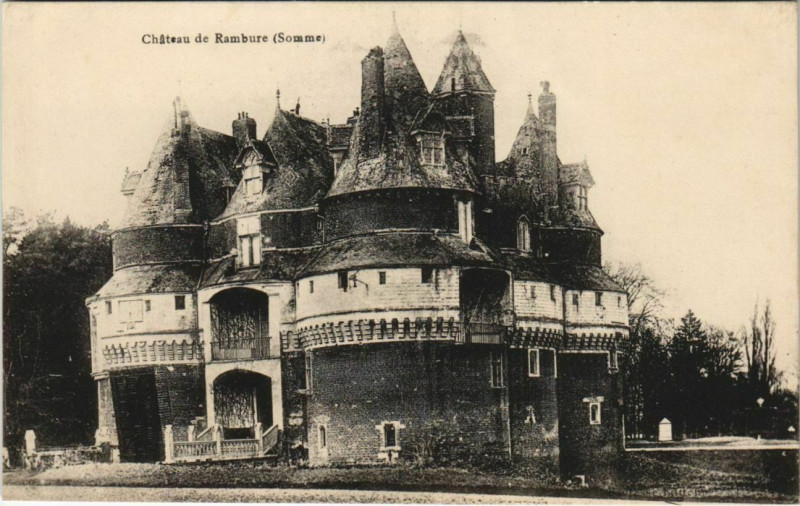 Carte postale ancienne Chateau de Rambures à Rambures