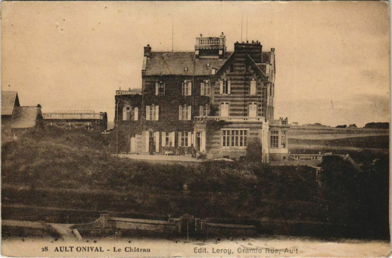 Carte postale ancienne Ault le Chateau à Ault