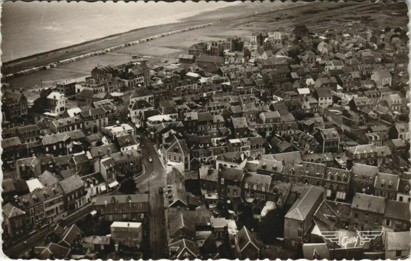 Carte postale ancienne Cayeux-sur-Mer vue d'ensemble à Cayeux-sur-Mer