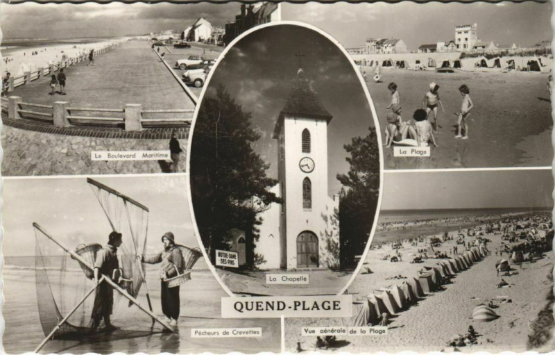 Carte postale ancienne Quend-Plage-les-Pins à Quend