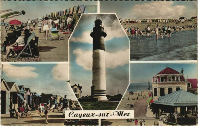Carte postale ancienne Cayeux-sur-Mer Les Planches à Cayeux-sur-Mer