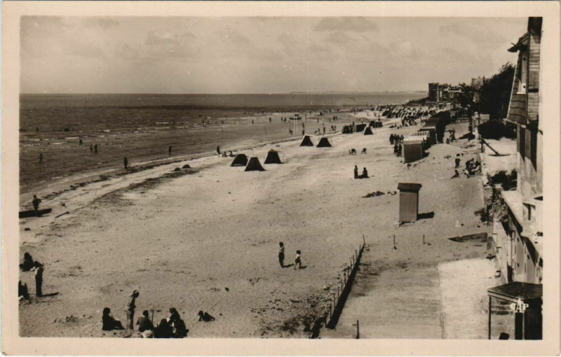 Carte postale ancienne Le Crotoy La Plage au Crotoy