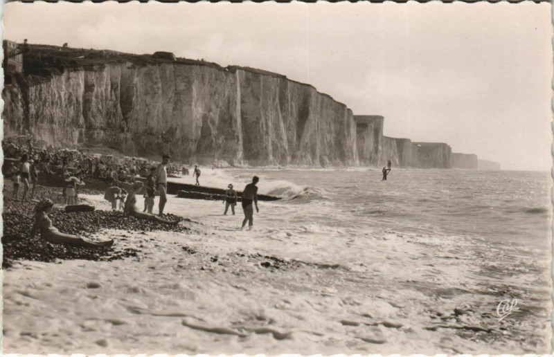 Carte postale ancienne Ault La Plage à Ault