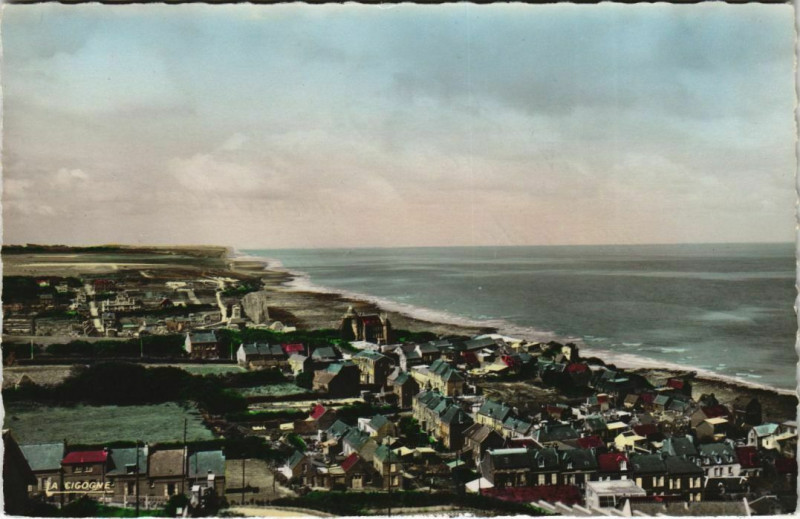 Carte postale ancienne Ault Vue générale à Ault