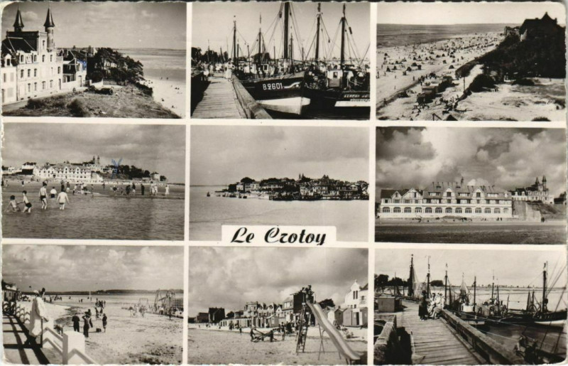 Carte postale ancienne Le Crotoy au Crotoy