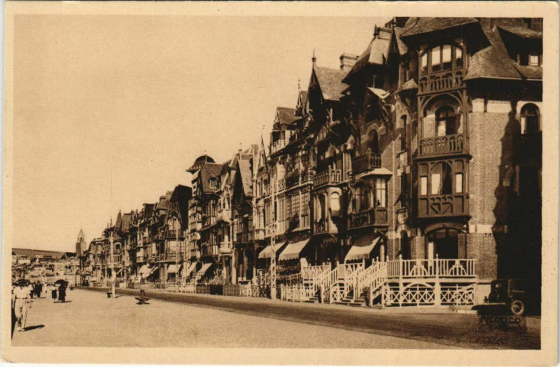 Carte postale ancienne Mers-les-Bains Les Villas à Mers-les-Bains