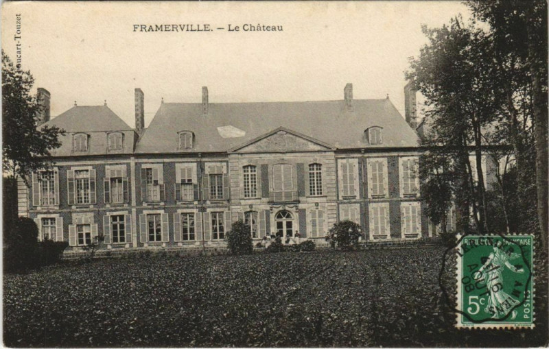 Carte postale ancienne Framerville le Chateau
