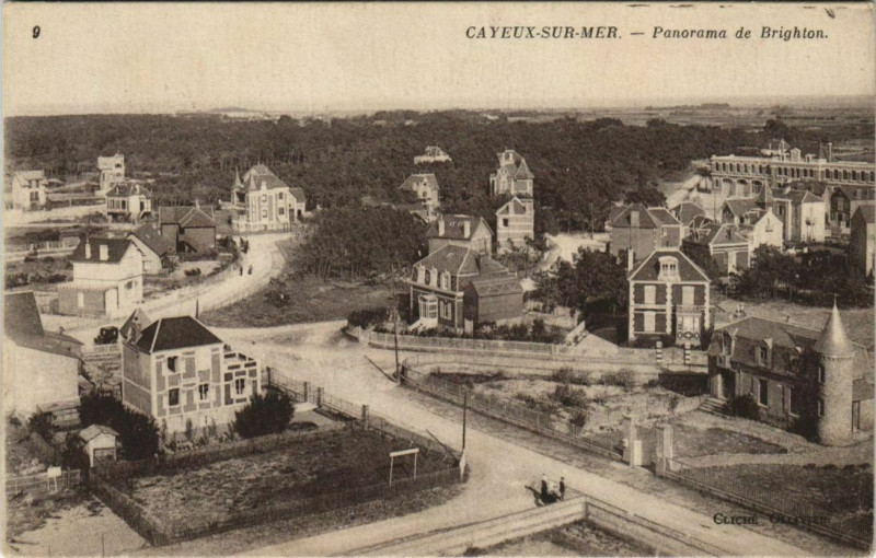 Carte postale ancienne Cayeux-sur-Mer Panorama de Brighton à Cayeux-sur-Mer