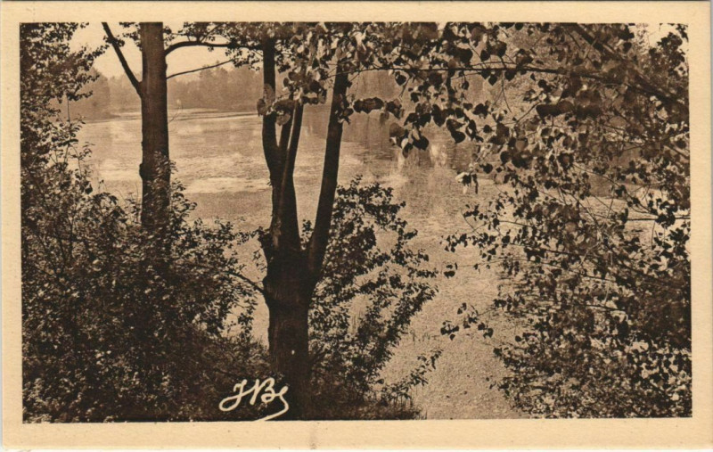 Carte postale ancienne Peronne Autour du Cam à Péronne