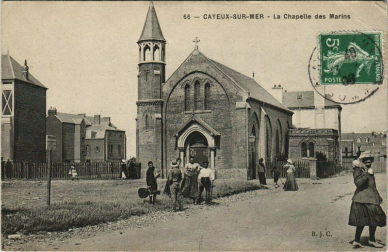 Carte postale ancienne Cayeux-sur-Mer - La Chapelle des Marins à Cayeux-sur-Mer