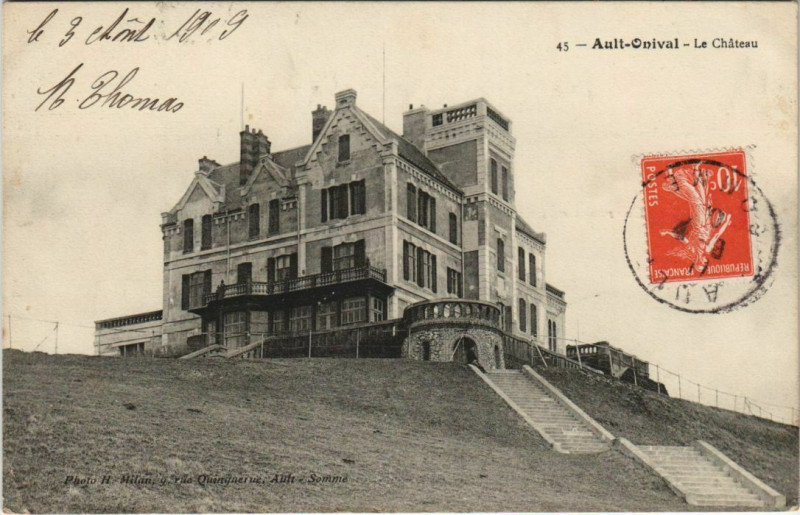 Carte postale ancienne Ault Le Chateau à Ault