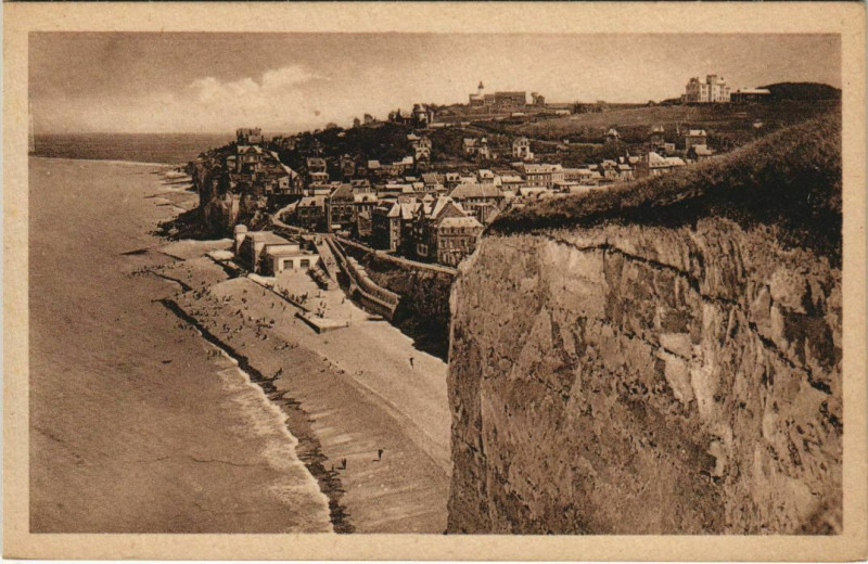 Carte postale ancienne Ault La Plage à Ault