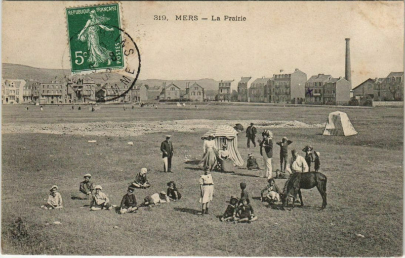 Carte postale ancienne Mers-les-Bains L Praire à Mers-les-Bains