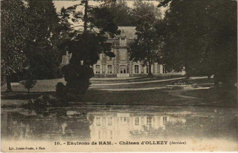 Carte postale ancienne Chateau de Ollezy à Y