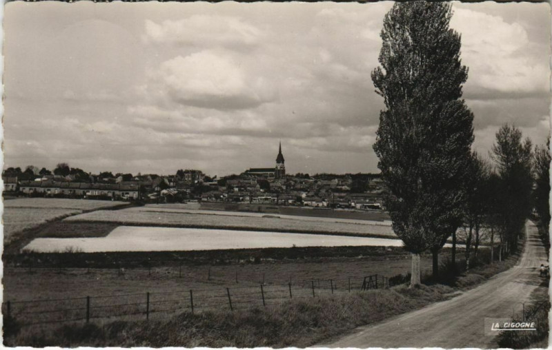 Carte postale ancienne Villers-Bretonneux vue générale à Villers-Bretonneux