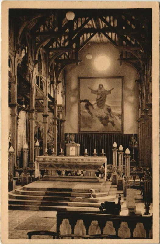 Carte postale ancienne Berck-Plage - Eglise Notre-Dame des Sables à Berck