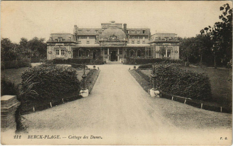 Carte postale ancienne Berck-Plage Le Cottage des Dunes à Berck