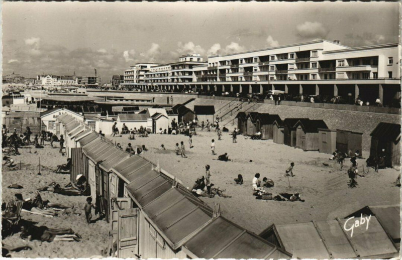 Carte postale ancienne Berck-Plage La Plage à Berck