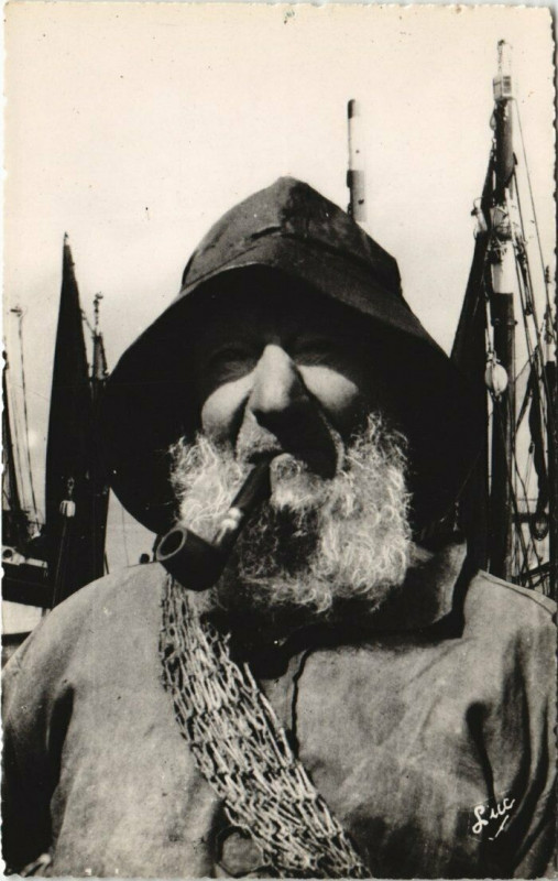 Carte postale ancienne Berck-Plage Type de peche à Berck
