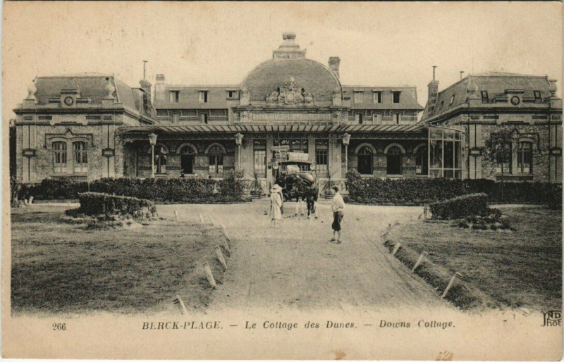 Carte postale ancienne Berck-Plage Le Cottage des Dunes à Berck