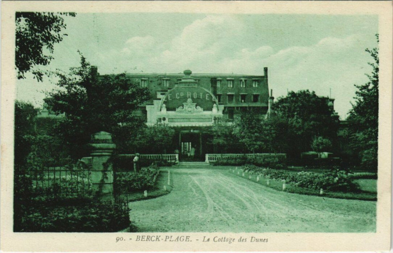 Carte postale ancienne Berck-Plage Le Cottage des Dunes à Berck