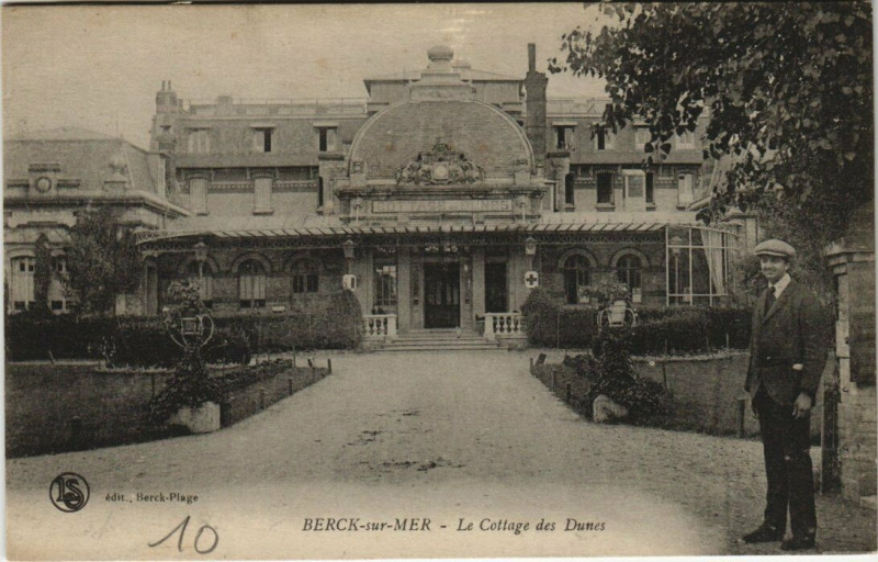 Carte postale ancienne Berck-Plage Le Cottage des Dunes à Berck