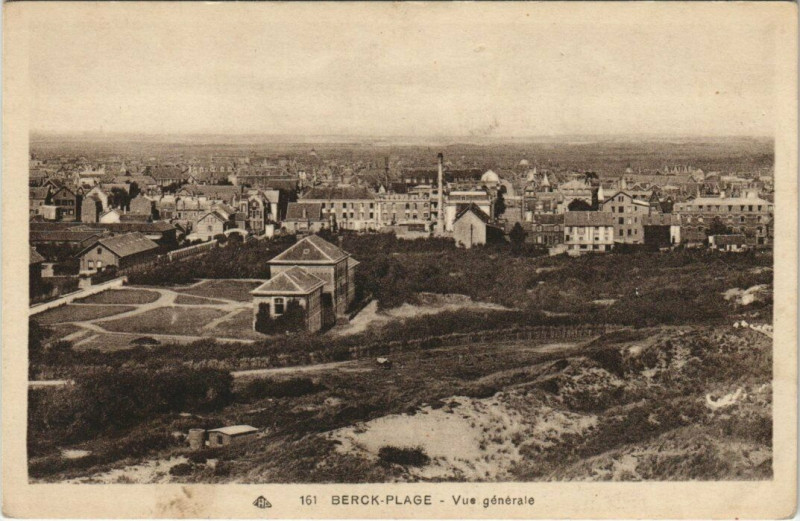 Carte postale ancienne Berck-Plage Vue générale à Berck