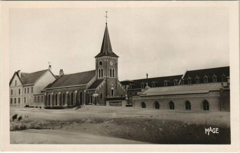 Carte postale ancienne Berck-Plage Hopital Cazin-Perrochaud à Berck