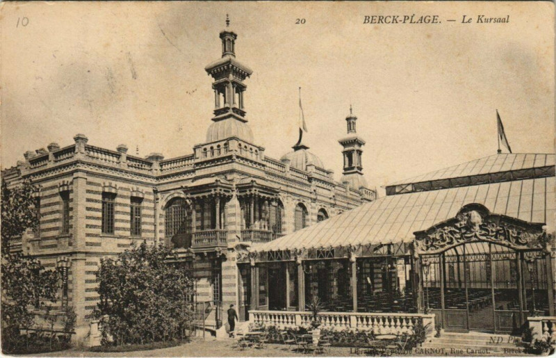Carte postale ancienne Berck-Plage Le Kursaal à Berck