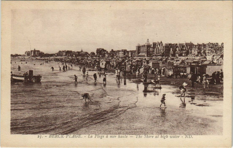 Carte postale ancienne Berck-Plage La Plage à Berck