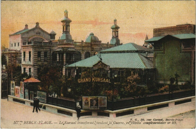 Carte postale ancienne Berck-Plage Le Kursaal à Berck