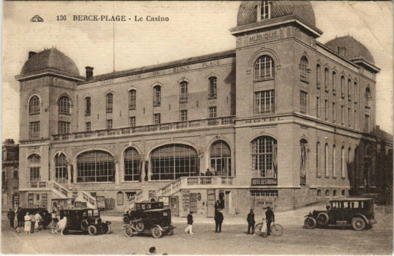 Carte postale ancienne Berck-Plage Le Casino à Berck