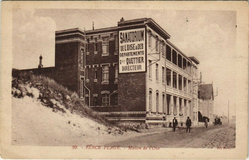 Carte postale ancienne Berck-Plage Maison de l'Oise à Berck
