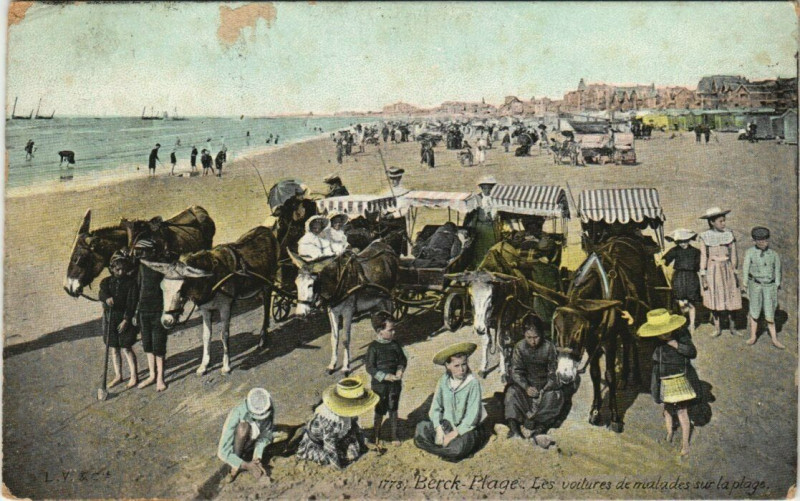 Carte postale ancienne Berck-Plage La Plage à Berck