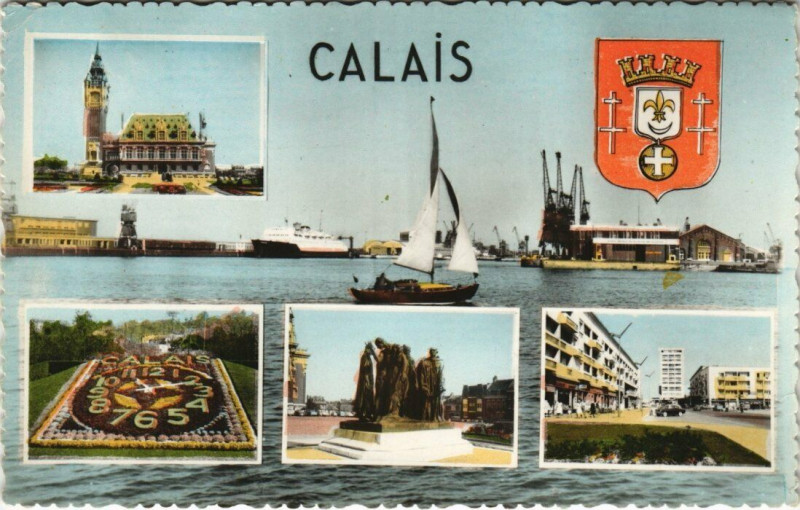 Carte postale ancienne Calais à Calais