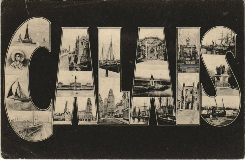 Carte postale ancienne Calais à Calais