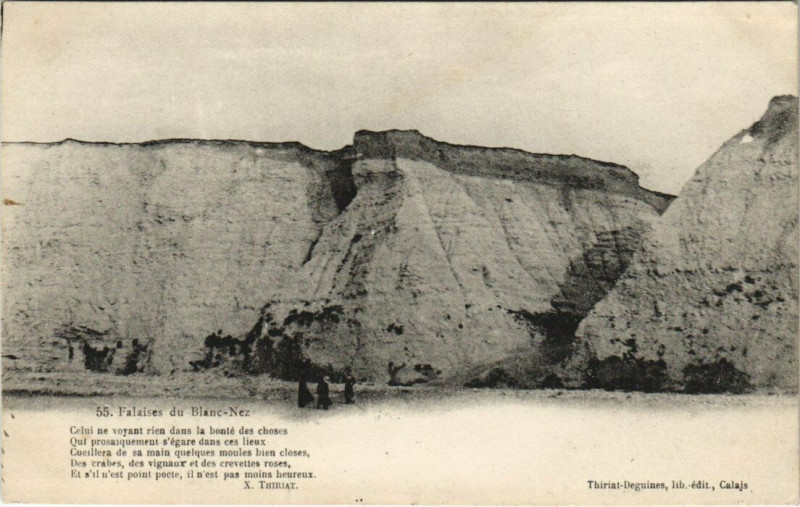 Carte postale ancienne Falaises du Blanc Nez