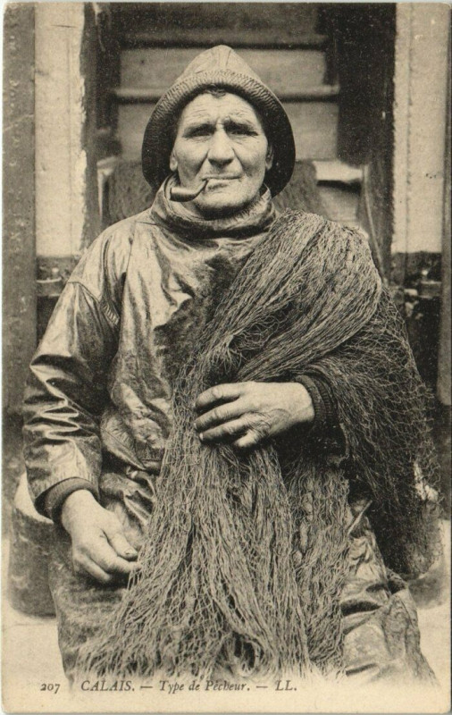 Carte postale ancienne Calais - Type de Pécheur à Calais