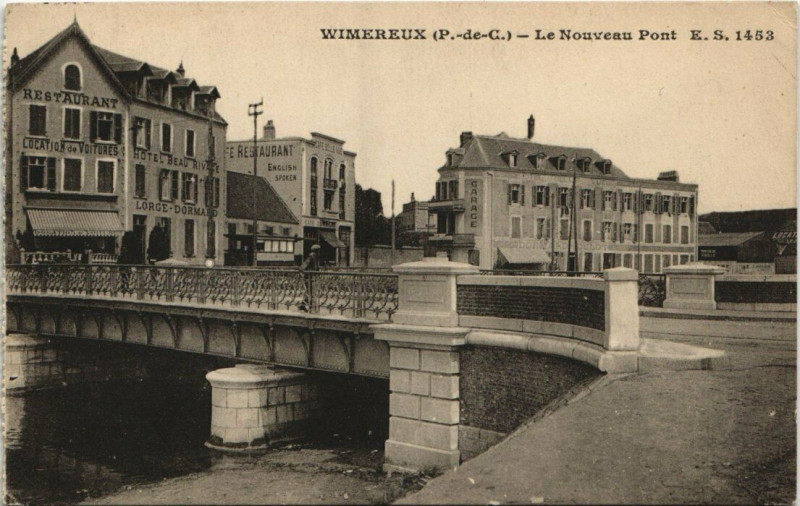 Carte postale ancienne Wimereux - Le Nouveau Pont à Wimereux