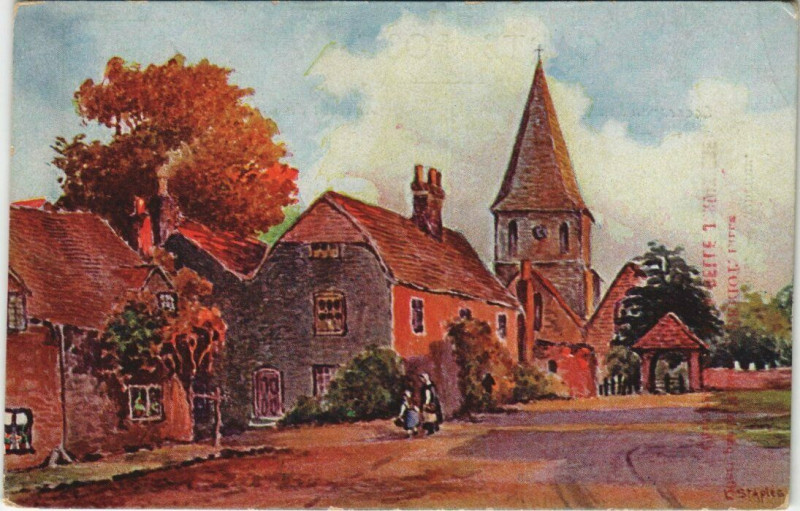 Carte postale ancienne Boulonnois-Widehem à Widehem