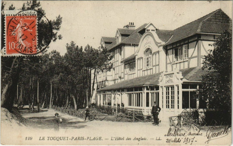 Carte postale ancienne Le Touquet-Paris-Plage - L'Hotel des Anglais au Touquet-Paris-Plage