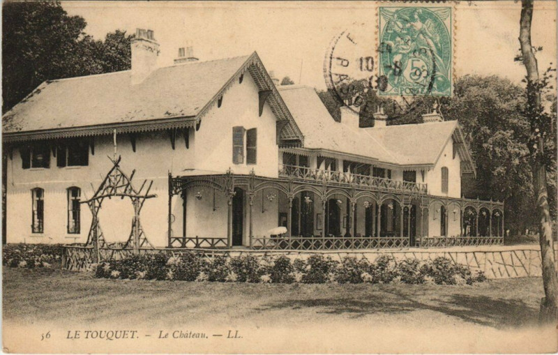 Carte postale ancienne Le Touquet - Le Chateau
