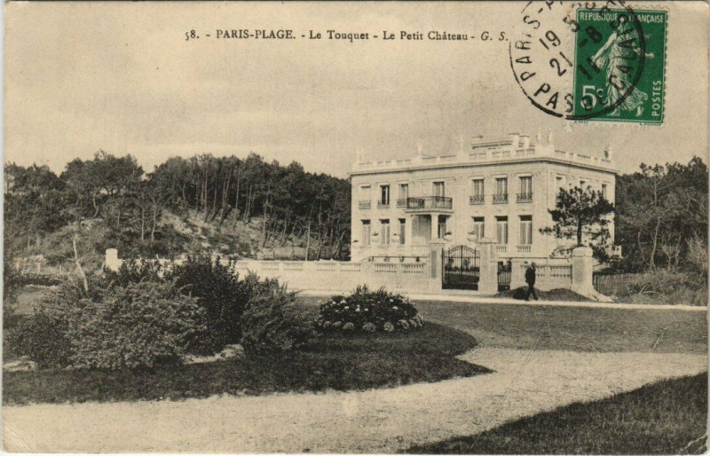 Carte postale ancienne Le Touquet-Paris-Plage - Le Petit Chateau au Touquet-Paris-Plage