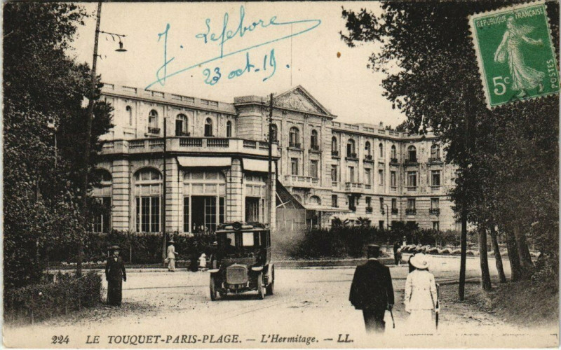 Carte postale ancienne Le Touquet-Paris-Plage - L'Hermitage au Touquet-Paris-Plage