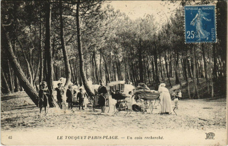 Carte postale ancienne Le Touquet-Paris-Plage - Un coin recherché au Touquet-Paris-Plage