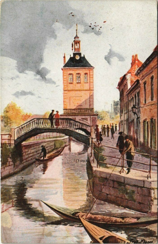 Carte postale ancienne Saint-Omer - Mathurin à Saint-Omer