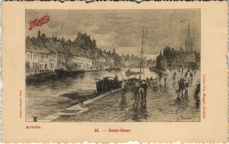 Carte postale ancienne Saint-Omer à Saint-Omer